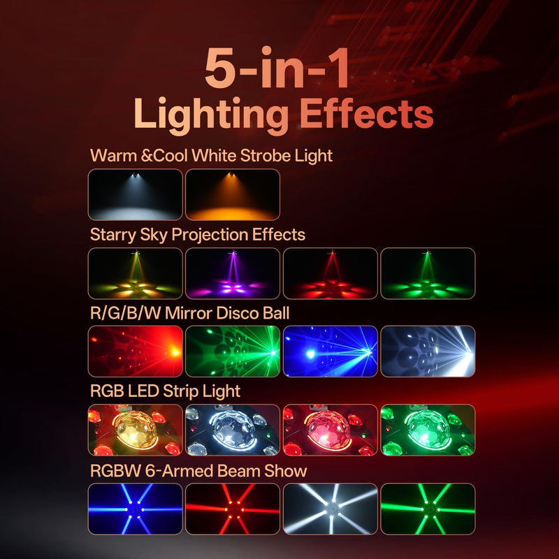 The Room Transformer 120W 6-Arm Party Light — image 3