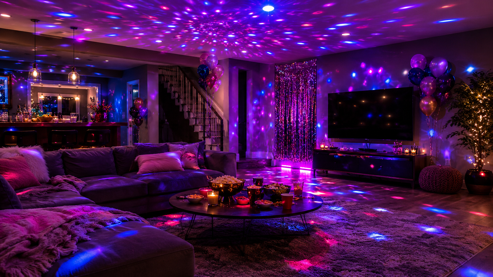 Home party lighting by Miax Glow